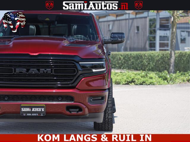 Dodge RAM PICKUP DELMONICO | LIMITED NIGHT 5.7 V8 | BOM VOL | HUD | LUCHTVERING | MEEST LUXE DUBBELE CABINE | 5 PERSOONS | ROYALE STOELEN MET LUXE BEKLEDING | DC | GRIJSKENTEKEN | Z.G.A.N | EERSTE EIGENAAR | ORIGINELE NEDERLANDSE AUTO |