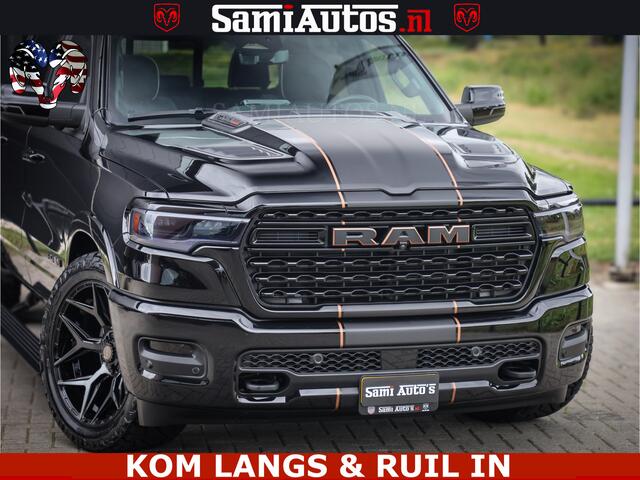 Dodge RAM PICKUP LIMITED SPORT H.O 540HP 706Nm | Massage + Full Option | De Meest Luxe en Volle Pick-Up in zijn Klasse | Comfortabele Dubbele Cabine met Royale 5 Zitplaatsen | BPM vrij | Nu Leverbaar uit Voorraad | Voorraad Nr 2355 - 5149