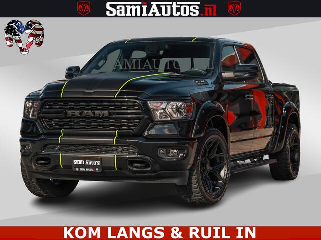 Dodge RAM PICKUP SPORT | 5.7 V8 4x4 HEMI | PANORAMA DAK | GROOTSCHERM 12 INCH | LPG | Diamond Black Pearl | CREW CAB | DUBBELE CABINE | 5 PERSOONS | DC | VOORRAAD NR 2554 - 6048