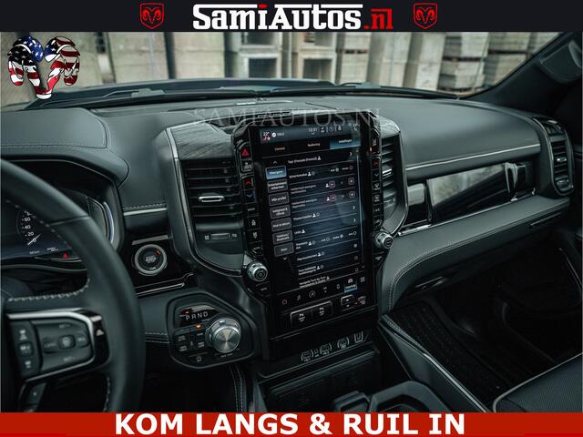 Dodge RAM PICKUP LIMITED NIGHT H.O 540HP 706Nm | Massage + Full Option | De Meest Luxe en Volle Pick-Up in zijn Klasse | Comfortabele Dubbele Cabine met Royale 5 Zitplaatsen | BPM vrij | Nu Leverbaar uit Voorraad | Voorraad Nr 2370 - 5411