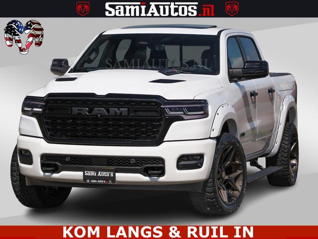 Dodge RAM PICKUP Limited Night 540HP 706Nm | Massage + Full Option | De Meest Luxe en Volle Pick-Up in zijn Klasse | Comfortabele Dubbele Cabine met Royale 5 Zitplaatsen | BPM vrij | Nu Leverbaar uit Voorraad | Voorraad Nr 2351 - 7478 | De specialist in Amerikaanse pick-u