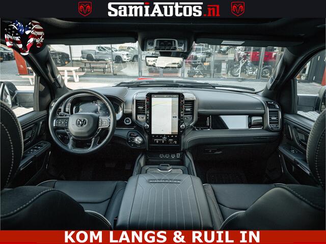 Dodge RAM PICKUP Limited Night 540HP 706Nm | Massage + Full Option | De Meest Luxe en Volle Pick-Up in zijn Klasse | Comfortabele Dubbele Cabine met Royale 5 Zitplaatsen | BPM vrij | Nu Leverbaar uit Voorraad | Voorraad Nr 2351 - 7478 | De specialist in Amerikaanse pick-u