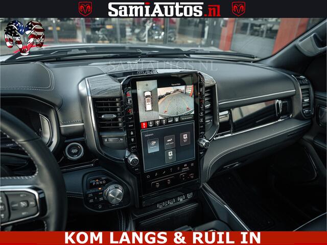 Dodge RAM PICKUP Limited Night 540HP 706Nm | Massage + Full Option | De Meest Luxe en Volle Pick-Up in zijn Klasse | Comfortabele Dubbele Cabine met Royale 5 Zitplaatsen | BPM vrij | Nu Leverbaar uit Voorraad | Voorraad Nr 2351 - 7478 | De specialist in Amerikaanse pick-u