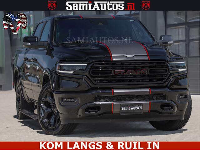Dodge RAM PICKUP LIMITED | TRAINHORN | | HUD | UITLAATKLEP | LUCHTVERING | STRIPING | PANODAK | BOM VOL | BLAUW VOORRUIT | 5.7 V8 HEMI 402PK | DC | DUBBELE CABINE | 5 PERSOONS | GRIJSKENTEKEN PICK UP | EERSTE EIGENAAR | OPEN UITLAAT KLEP & TRAIN HORN | | De specialist in