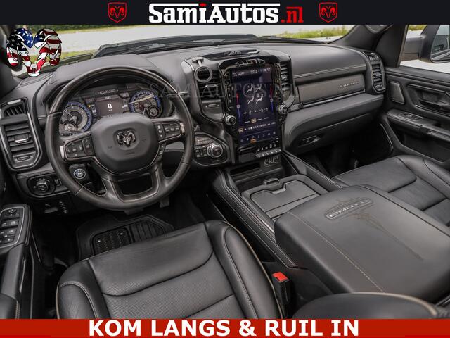 Dodge RAM PICKUP LIMITED | TRAINHORN | | HUD | UITLAATKLEP | LUCHTVERING | STRIPING | PANODAK | BOM VOL | BLAUW VOORRUIT | 5.7 V8 HEMI 402PK | DC | DUBBELE CABINE | 5 PERSOONS | GRIJSKENTEKEN PICK UP | EERSTE EIGENAAR | OPEN UITLAAT KLEP & TRAIN HORN | | De specialist in