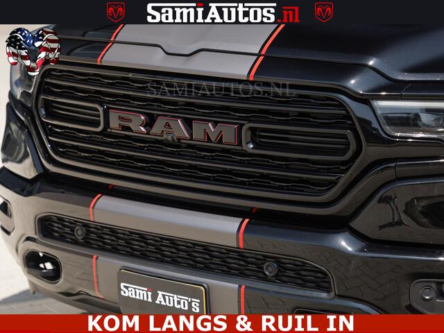 Dodge RAM PICKUP LIMITED | TRAINHORN | | HUD | UITLAATKLEP | LUCHTVERING | STRIPING | PANODAK | BOM VOL | BLAUW VOORRUIT | 5.7 V8 HEMI 402PK | DC | DUBBELE CABINE | 5 PERSOONS | GRIJSKENTEKEN PICK UP | EERSTE EIGENAAR | OPEN UITLAAT KLEP & TRAIN HORN | | De specialist in