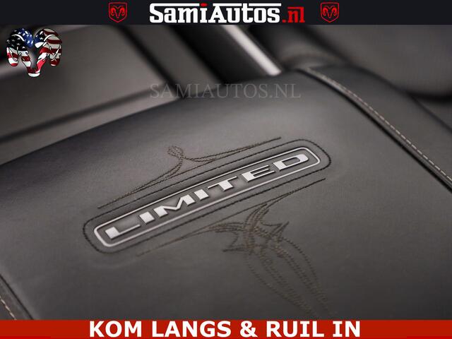 Dodge RAM PICKUP LIMITED | TRAINHORN | | HUD | UITLAATKLEP | LUCHTVERING | STRIPING | PANODAK | BOM VOL | BLAUW VOORRUIT | 5.7 V8 HEMI 402PK | DC | DUBBELE CABINE | 5 PERSOONS | GRIJSKENTEKEN PICK UP | EERSTE EIGENAAR | OPEN UITLAAT KLEP & TRAIN HORN | | De specialist in