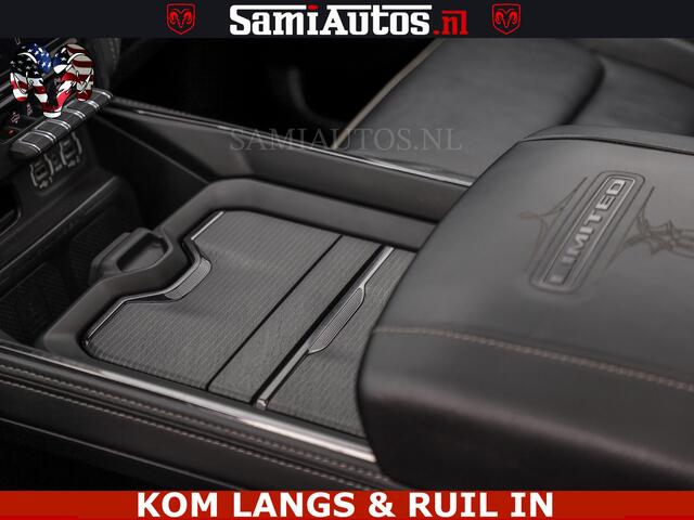 Dodge RAM PICKUP LIMITED | TRAINHORN | | HUD | UITLAATKLEP | LUCHTVERING | STRIPING | PANODAK | BOM VOL | BLAUW VOORRUIT | 5.7 V8 HEMI 402PK | DC | DUBBELE CABINE | 5 PERSOONS | GRIJSKENTEKEN PICK UP | EERSTE EIGENAAR | OPEN UITLAAT KLEP & TRAIN HORN | | De specialist in