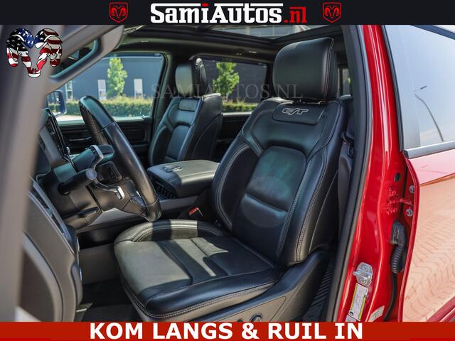 Dodge RAM PICKUP GT TRX PACK | 5.7 V8 HEMI | FLAME RED | HULK PACK | LUCHTVERING | MEGA DIK | DC | DUBBLE CABINE | 5 PERSOONS | CREW CAB | GRIJS KENTEKEN | TRAIN HORN | EERSTE EIGENAAR | ORIGINEEL NEDERLANDSE AUTO | WIDE BODY | De specialist in Amerikaanse pick-ups in Ned