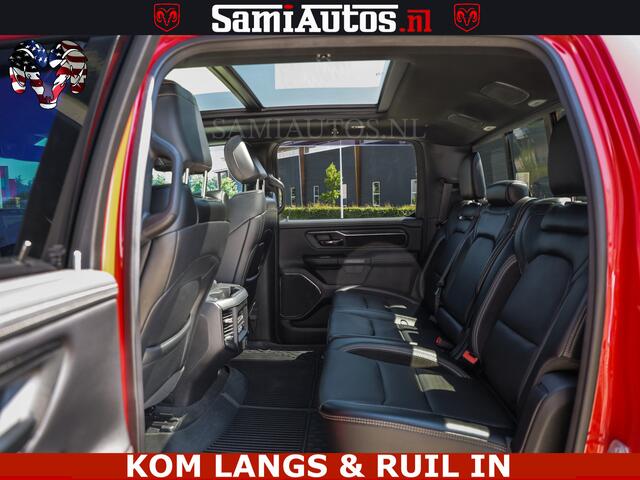 Dodge RAM PICKUP GT TRX PACK | 5.7 V8 HEMI | FLAME RED | HULK PACK | LUCHTVERING | MEGA DIK | DC | DUBBLE CABINE | 5 PERSOONS | CREW CAB | GRIJS KENTEKEN | TRAIN HORN | EERSTE EIGENAAR | ORIGINEEL NEDERLANDSE AUTO | WIDE BODY | De specialist in Amerikaanse pick-ups in Ned