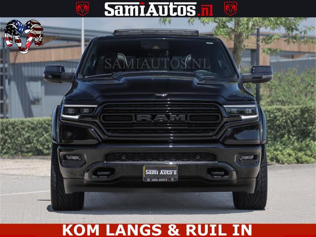 Dodge RAM PICKUP LIMITED HULK | 5.7 V8 402PK HEMI | RAM VOL | HUD | LUCHTVERING | PANO | MWK KLEP | DC | 5 PERS | CREW CAB | DUBBELE CABINE | GRIJSKENETEKN | MEEST COMFORTABELE BEDRIJFSAUTO | | De specialist in Amerikaanse pick-ups in Nederland en Europa.