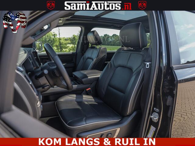 Dodge RAM PICKUP LIMITED HULK | 5.7 V8 402PK HEMI | RAM VOL | HUD | LUCHTVERING | PANO | MWK KLEP | DC | 5 PERS | CREW CAB | DUBBELE CABINE | GRIJSKENETEKN | MEEST COMFORTABELE BEDRIJFSAUTO | | De specialist in Amerikaanse pick-ups in Nederland en Europa.