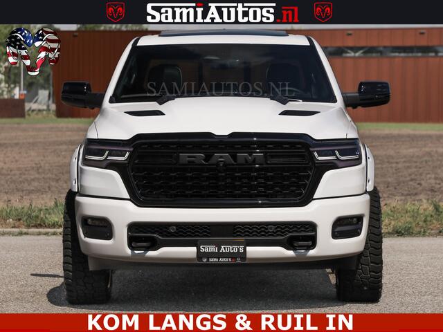 Dodge RAM PICKUP LIMITED H.O 540PK 706Nm | Massage + Full Option | De Meest Luxe en Volle Pick-Up in zijn Klasse | Comfortabele Dubbele Cabine met Royale 5 Zitplaatsen | BPM vrij | Nu Leverbaar uit Voorraad | Voorraad Nr 2336 - 7700 | De specialist in Amerikaanse pick-ups