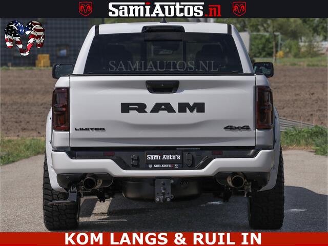 Dodge RAM PICKUP LIMITED H.O 540PK 706Nm | Massage + Full Option | De Meest Luxe en Volle Pick-Up in zijn Klasse | Comfortabele Dubbele Cabine met Royale 5 Zitplaatsen | BPM vrij | Nu Leverbaar uit Voorraad | Voorraad Nr 2336 - 7700 | De specialist in Amerikaanse pick-ups