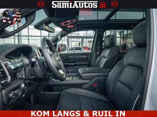 Dodge RAM PICKUP LIMITED H.O 540PK 706Nm | Massage + Full Option | De Meest Luxe en Volle Pick-Up in zijn Klasse | Comfortabele Dubbele Cabine met Royale 5 Zitplaatsen | BPM vrij | Nu Leverbaar uit Voorraad | Voorraad Nr 2336 - 7700 | De specialist in Amerikaanse pick-ups