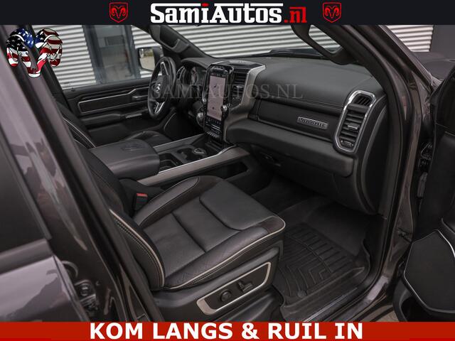Dodge RAM PICKUP SPORT LARAMIE 5.7 V8 HEMI | LUCHTVERING | 2023 | PANODAK | GROOTSCHERM | DC | TOP KLEUR GRANITE | CREW CAB | DUBBELE CABINE | 5 PERSOONS |