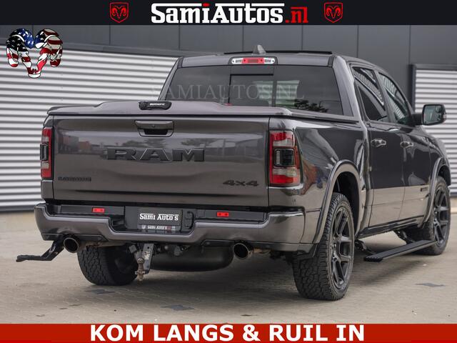 Dodge RAM PICKUP SPORT LARAMIE 5.7 V8 HEMI | LUCHTVERING | 2023 | PANODAK | GROOTSCHERM | DC | TOP KLEUR GRANITE | CREW CAB | DUBBELE CABINE | 5 PERSOONS |