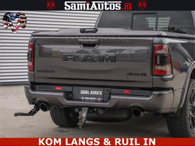 Dodge RAM PICKUP SPORT LARAMIE 5.7 V8 HEMI | LUCHTVERING | 2023 | PANODAK | GROOTSCHERM | DC | TOP KLEUR GRANITE | CREW CAB | DUBBELE CABINE | 5 PERSOONS |