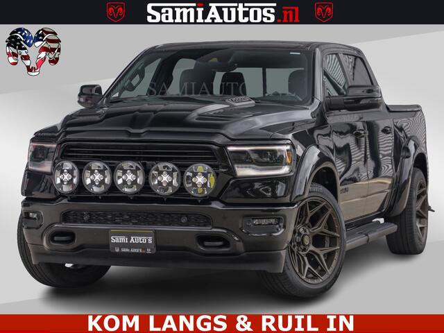 Dodge RAM PICKUP DE DONDER | 5.7 V8 HEMI | BRONZE BREDE WIELEN | WIDE BODY | OPEN UITLAAT KLEP | ZEER DIK | DUBBELE CABINE | DC | 5 PERSOONS | GRIJS KENETEKEN | BJ 2023 44000KM | FULL LED VERLICHTING | MEGA DIK |