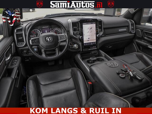 Dodge RAM PICKUP DE DONDER | 5.7 V8 HEMI | BRONZE BREDE WIELEN | WIDE BODY | OPEN UITLAAT KLEP | ZEER DIK | DUBBELE CABINE | DC | 5 PERSOONS | GRIJS KENETEKEN | BJ 2023 44000KM | FULL LED VERLICHTING | MEGA DIK |