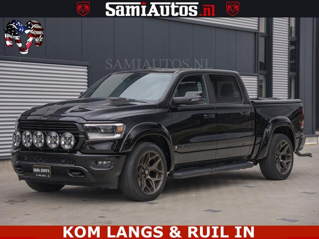 Dodge RAM PICKUP DE DONDER | 5.7 V8 HEMI | BRONZE BREDE WIELEN | WIDE BODY | OPEN UITLAAT KLEP | ZEER DIK | DUBBELE CABINE | DC | 5 PERSOONS | GRIJS KENETEKEN | BJ 2023 44000KM | FULL LED VERLICHTING | MEGA DIK |
