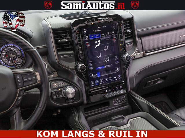 Dodge RAM PICKUP LIMITED | TRAINHORN | | HUD | UITLAATKLEP | LUCHTVERING | STRIPING | PANODAK | BOM VOL | BLAUW VOORRUIT | 5.7 V8 HEMI 402PK | DC | DUBBELE CABINE | 5 PERSOONS | GRIJSKENTEKEN PICK UP | EERSTE EIGENAAR | OPEN UITLAAT KLEP & TRAIN HORN | | De specialist in