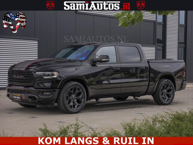Dodge RAM PICKUP LIMITED | TRAINHORN | | HUD | UITLAATKLEP | LUCHTVERING | STRIPING | PANODAK | BOM VOL | BLAUW VOORRUIT | 5.7 V8 HEMI 402PK | DC | DUBBELE CABINE | 5 PERSOONS | GRIJSKENTEKEN PICK UP | EERSTE EIGENAAR | OPEN UITLAAT KLEP & TRAIN HORN | | De specialist in