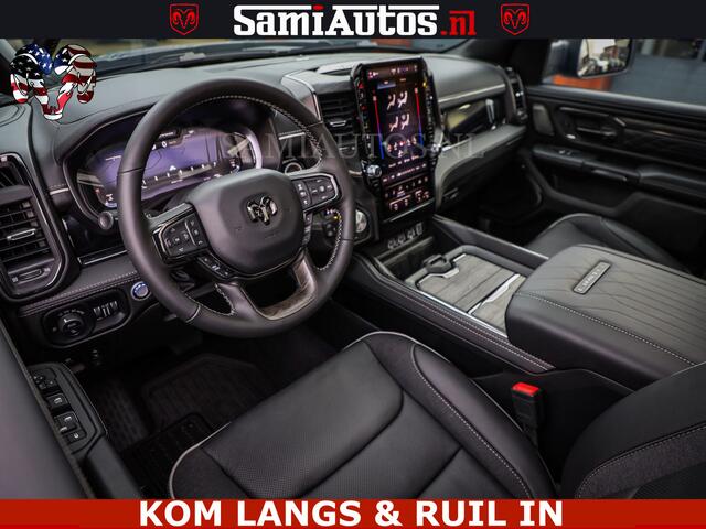 Dodge RAM PICKUP LIMITED SPORT H.O 540HP 706Nm | Massage + Full Option | De Meest Luxe en Volle Pick-Up in zijn Klasse | Comfortabele Dubbele Cabine met Royale 5 Zitplaatsen | BPM vrij | Nu Leverbaar uit Voorraad | Voorraad Nr 2355 - 5149 | De specialist in Amerikaanse pi
