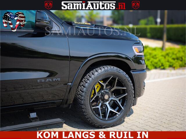 Dodge RAM PICKUP Limited Night Sport High Output 540HP 706Nm | Massage + Full Option | De Meest Luxe en Volle Pick-Up in zijn Klasse | Comfortabele Dubbele Cabine met Royale 5 Zitplaatsen | BPM vrij | Nu Leverbaar uit Voorraad | Voorraad Nr 2356 - 0990 | De specialist in 