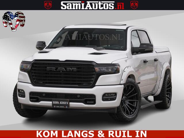 Dodge RAM PICKUP HUD | 420PK | LUCHTVERING | PANO | PASSAGIERSSCHERM | BOM EN BOM VOL | Comfortabele Dubbele Cabine met Royale 5 Zitplaatsen | DODGE RAM PREMIUM LARAMIE EDITION | Voorraad Nr 2230 - 8765 | De specialist in Amerikaanse pick-ups in Nederland en Europa.