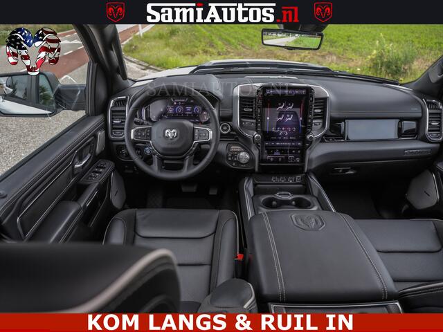 Dodge RAM PICKUP HUD | 420PK | LUCHTVERING | PANO | PASSAGIERSSCHERM | BOM EN BOM VOL | Comfortabele Dubbele Cabine met Royale 5 Zitplaatsen | DODGE RAM PREMIUM LARAMIE EDITION | Voorraad Nr 2230 - 8765 | De specialist in Amerikaanse pick-ups in Nederland en Europa.