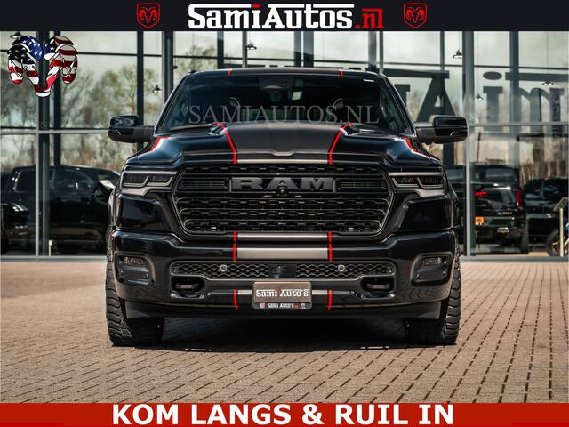 Dodge RAM PICKUP HULK Pack | Limited Night H.O 540HP 706Nm | Massage + Full Option | De Meest Luxe en Volle Pick-Up in zijn Klasse | Hulk Pack is meer prijs | Comfortabele Dubbele Cabine met Royale 5 Zitplaatsen | BPM vrij | Nu Leverbaar uit Voorraad | Voorraad Nr 2353 - 
