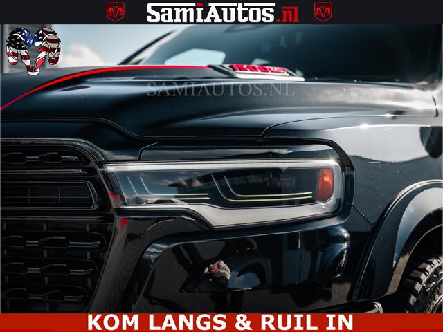 Dodge RAM PICKUP HULK Pack | Limited Night H.O 540HP 706Nm | Massage + Full Option | De Meest Luxe en Volle Pick-Up in zijn Klasse | Hulk Pack is meer prijs | Comfortabele Dubbele Cabine met Royale 5 Zitplaatsen | BPM vrij | Nu Leverbaar uit Voorraad | Voorraad Nr 2353 - 
