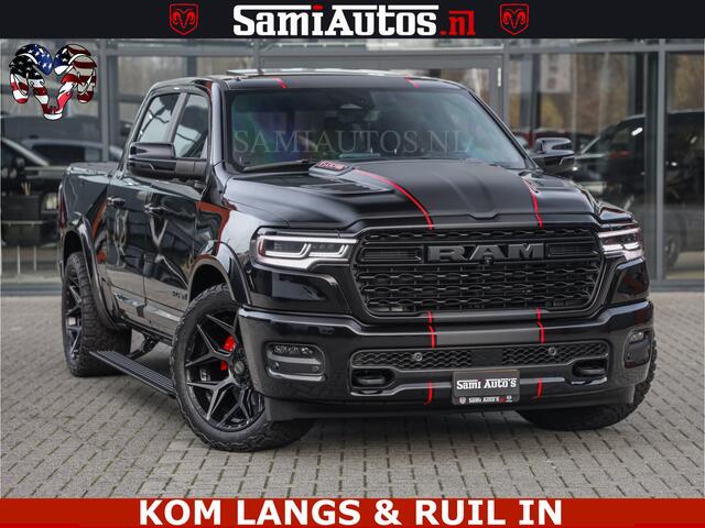 Dodge RAM PICKUP LIMITED 2026 5.7 V8 HEMI | MAXIMAAL UITGERUST | DUBBELE CABINE | 5 PERSOONS | DC | Allernieuwste Limited uitvoering - volledig uitgerust met alle opties, inclusief MWK en normale laadbak Voorraad nr 3806