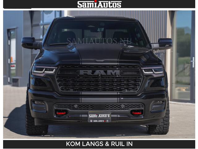 Dodge RAM PICKUP De Meest Luxe en Volle Pick-Up in zijn Klasse | Limited H.O 540HP 706Nm | Massage + Full Option | Comfortabele Dubbele Cabine met Royale 5 Zitplaatsen | BPM vrij | Nu Leverbaar uit Voorraad | Voorraad Nr 2304 - 8540 | De specialist in Amerikaanse pick-ups in Nederland en Europa.