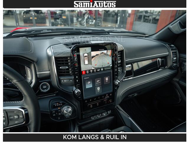 Dodge RAM PICKUP Limited 540 PK De Meest Luxe en Volle Pick-Up in zijn Klasse | Massage + Full Option | Comfortabele Dubbele Cabine met Royale 5 Zitplaatsen | BPM vrij | Nu Leverbaar uit Voorraad | Voorraad Nr 2351 - 7478 | De specialist in Amerikaanse pick-ups in Nederland en Europa.