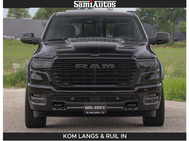 Dodge RAM PICKUP BOM VOL | Night Premium | Full Option | De Meest Luxe Pick-Up in zijn Klasse | Comfortabele Dubbele Cabine met Royale 5 Zitplaatsen | BPM vrij | Nu Leverbaar uit Voorraad | Voorraad Nr 2287 - 3384 | De specialist in Amerikaanse pick-ups in Nederland en Europa.