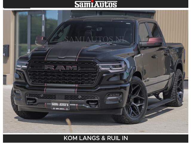 Dodge RAM PICKUP Limited 540 PK | HUD | LUCHTVERING | MASSAGE | PASSAGIERSSCHERM | De Meest Luxe en Volle Pick-Up in zijn Klasse | Comfortabele Dubbele Cabine met Royale 5 Zitplaatsen | BPM vrij | Nu Leverbaar uit Voorraad | Voorraad Nr 2335 - 5153 | De specialist in Amerikaanse pick-ups in Nederland en Europa.