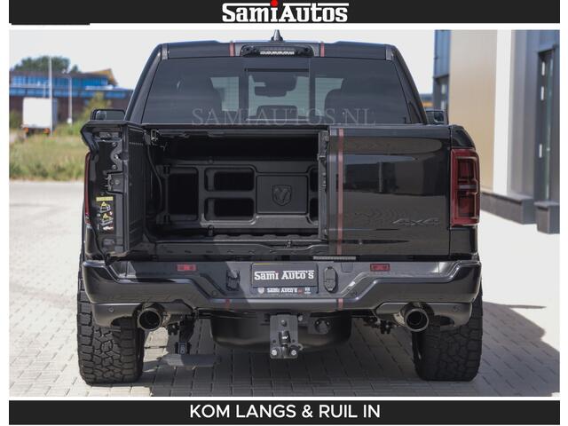 Dodge RAM PICKUP Limited 540 PK | HUD | LUCHTVERING | MASSAGE | PASSAGIERSSCHERM | De Meest Luxe en Volle Pick-Up in zijn Klasse | Comfortabele Dubbele Cabine met Royale 5 Zitplaatsen | BPM vrij | Nu Leverbaar uit Voorraad | Voorraad Nr 2335 - 5153 | De specialist in Amerikaanse pick-ups in Nederland en Europa.