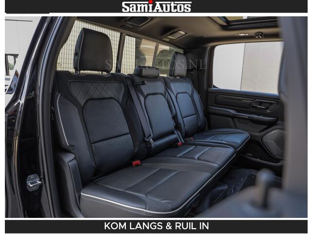 Dodge RAM PICKUP Limited 540 PK | HUD | LUCHTVERING | MASSAGE | PASSAGIERSSCHERM | De Meest Luxe en Volle Pick-Up in zijn Klasse | Comfortabele Dubbele Cabine met Royale 5 Zitplaatsen | BPM vrij | Nu Leverbaar uit Voorraad | Voorraad Nr 2335 - 5153 | De specialist in Amerikaanse pick-ups in Nederland en Europa.