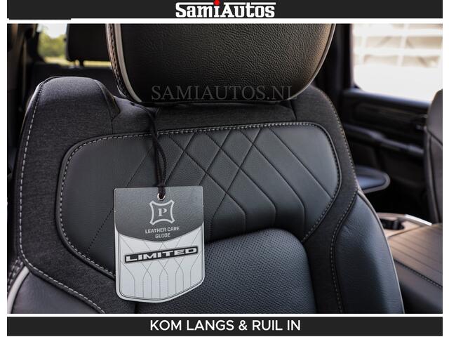 Dodge RAM PICKUP Limited Night H.O 540HP 706Nm | Massage + Full Option | De Meest Luxe en Volle Pick-Up in zijn Klasse | Comfortabele Dubbele Cabine met Royale 5 Zitplaatsen | BPM vrij | Nu Leverbaar uit Voorraad | Voorraad Nr 2328 - 5157 | De specialist in Amerikaanse pick-ups in Nederland en Europa.