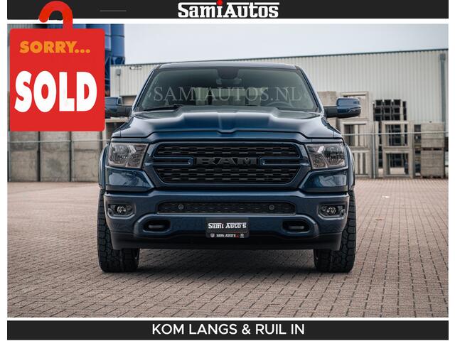 Dodge RAM PICKUP SPORT | 5.7 V8 4x4 HEMI | PANORAMA DAK | GROOTSCHERM 12 INCH | LPG | Patriot Blue CREW CAB | DUBBELE CABINE | 5 PERSOONS | DC | VOORRAAD NR 2555 - 3325 | De specialist in Amerikaanse pick-ups in Nederland en Europa.