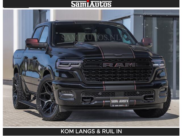 Dodge RAM PICKUP Limited 540 PK | HUD | LUCHTVERING | MASSAGE | PASSAGIERSSCHERM | De Meest Luxe en Volle Pick-Up in zijn Klasse | Comfortabele Dubbele Cabine met Royale 5 Zitplaatsen | Voorraadnummer: 2370 - 5411 | De specialist in Amerikaanse pick-ups in Nederland en Europa.
