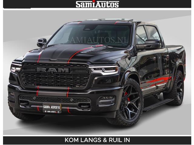 Dodge RAM PICKUP LIMITED 2026 5.7 V8 HEMI | MAXIMAAL UITGERUST | DUBBELE CABINE | 5 PERSOONS | DC | Allernieuwste Limited uitvoering - volledig uitgerust met alle opties, inclusief MWK en normale laadbak Voorraad nr 3806