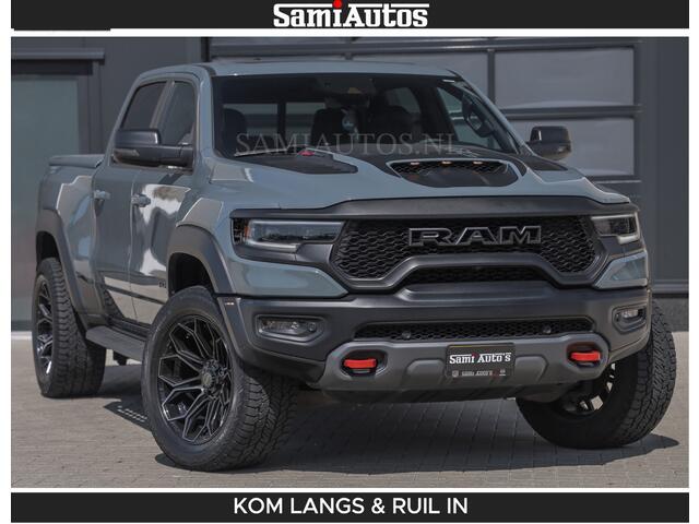 Dodge RAM PICKUP TRX 6.2 V8 HELLCAT | ANVIL SPECIAL ORIGINAL COLOR | CARBON | RODE STIKSELS | BOM VOL | CREW CAB DUBBELE CABINE | 5 PERSOONS |