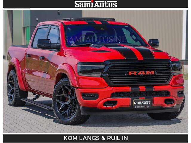 Dodge RAM PICKUP GT TRX PACK BEAST | 5.7 V8 HEMI | WIDE BODY | LUCHTVERING | MEGA DIK | DC | DUBBLE CABINE | 5 PERSOONS | CREW CAB | GRIJS KENTEKEN | TRAIN HORN | EERSTE EIGENAAR | ORIGINEEL NEDERLANDSE AUTO | WIDE BODY | De specialist in Amerikaanse pick-ups in Nederland en Europa.