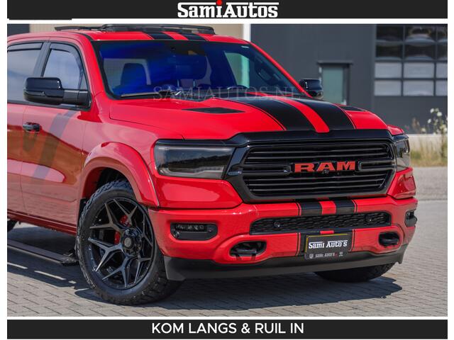 Dodge RAM PICKUP GT TRX PACK BEAST | 5.7 V8 HEMI | WIDE BODY | LUCHTVERING | MEGA DIK | DC | DUBBLE CABINE | 5 PERSOONS | CREW CAB | GRIJS KENTEKEN | TRAIN HORN | EERSTE EIGENAAR | ORIGINEEL NEDERLANDSE AUTO | WIDE BODY | De specialist in Amerikaanse pick-ups in Nederland en Europa.