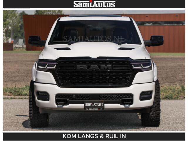 Dodge RAM PICKUP LIMITED H.O 540 PK 706Nm | Massage + Full Option | De Meest Luxe en Volle Pick-Up in zijn Klasse | Comfortabele Dubbele Cabine met Royale 5 Zitplaatsen | BPM vrij | Nu Leverbaar uit Voorraad | Voorraad Nr 2336 - 7700 | De specialist in Amerikaanse pick-ups in Nederland en Europa.