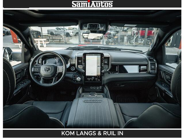 Dodge RAM PICKUP LIMITED H.O 540 PK 706Nm | Massage + Full Option | De Meest Luxe en Volle Pick-Up in zijn Klasse | Comfortabele Dubbele Cabine met Royale 5 Zitplaatsen | BPM vrij | Nu Leverbaar uit Voorraad | Voorraad Nr 2336 - 7700 | De specialist in Amerikaanse pick-ups in Nederland en Europa.