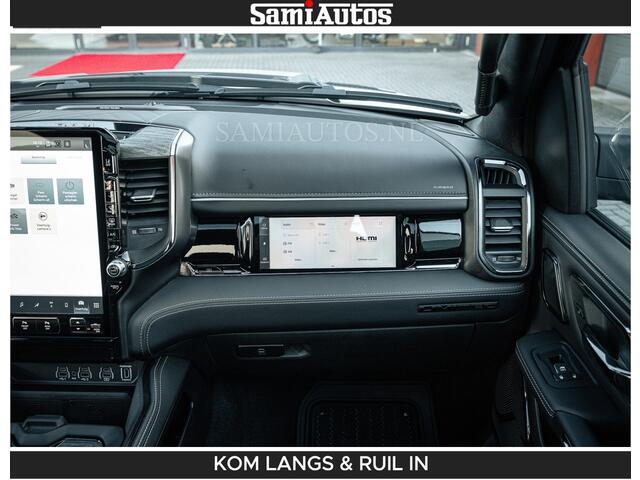 Dodge RAM PICKUP LIMITED H.O 540 PK 706Nm | Massage + Full Option | De Meest Luxe en Volle Pick-Up in zijn Klasse | Comfortabele Dubbele Cabine met Royale 5 Zitplaatsen | BPM vrij | Nu Leverbaar uit Voorraad | Voorraad Nr 2336 - 7700 | De specialist in Amerikaanse pick-ups in Nederland en Europa.